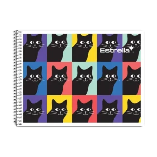 CUADERNO ITALIANO ESTRELLA DOBLE RAYA