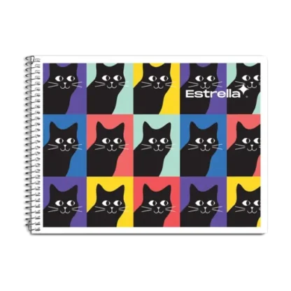 CUADERNO ITALIANO ESTRELLA DOBLE RAYA
