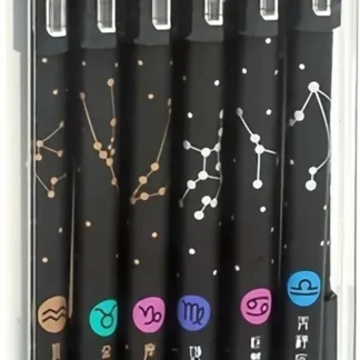 PLUMA GEL BORRABLE NEGRA SARMIK ZODIACO