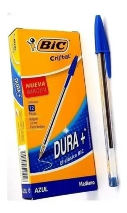 PLUMA AZUL BIC PUNTO MEDIANO 1MM