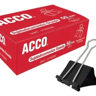 SUJETADOCUMENTOS ACCO GRANDE 50MM