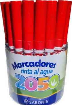 MARCADOR ROJO SABONIS AGUA2050 ROJO