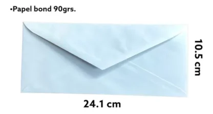 SOBRE CORRESPONDENCIA SARMIK BLANCO
