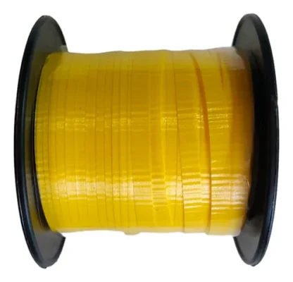 LISTON RIZADO RULIN CURLY AMARILLO INTENSO ROLLO COMPLETO