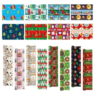 PAPEL REGALO NAVIDEÑO SARMIK PLIEGO SURTIDO