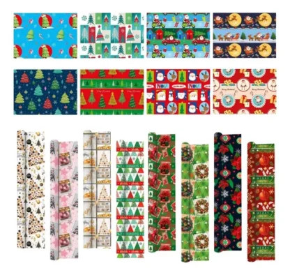PAPEL REGALO NAVIDEÑO SARMIK PLIEGO SURTIDO