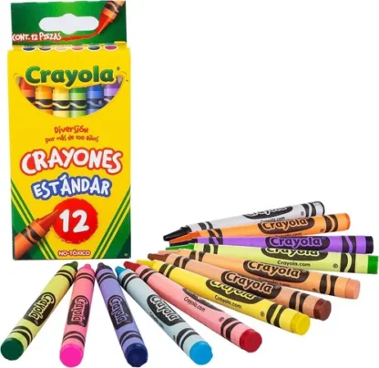 CRAYOLA ESTANDAR 12 COLORES CRAYOLA CAJA 12