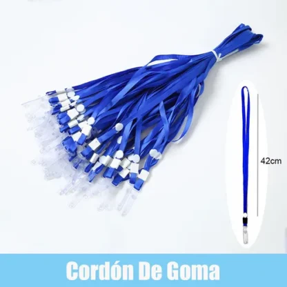 CORDON PARA GAFETE SARMIK AZUL CON GOMA