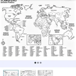 MAPA MURAL SARMIK VARIOS